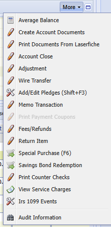 COR-98 Return Item Transaction Menu-2