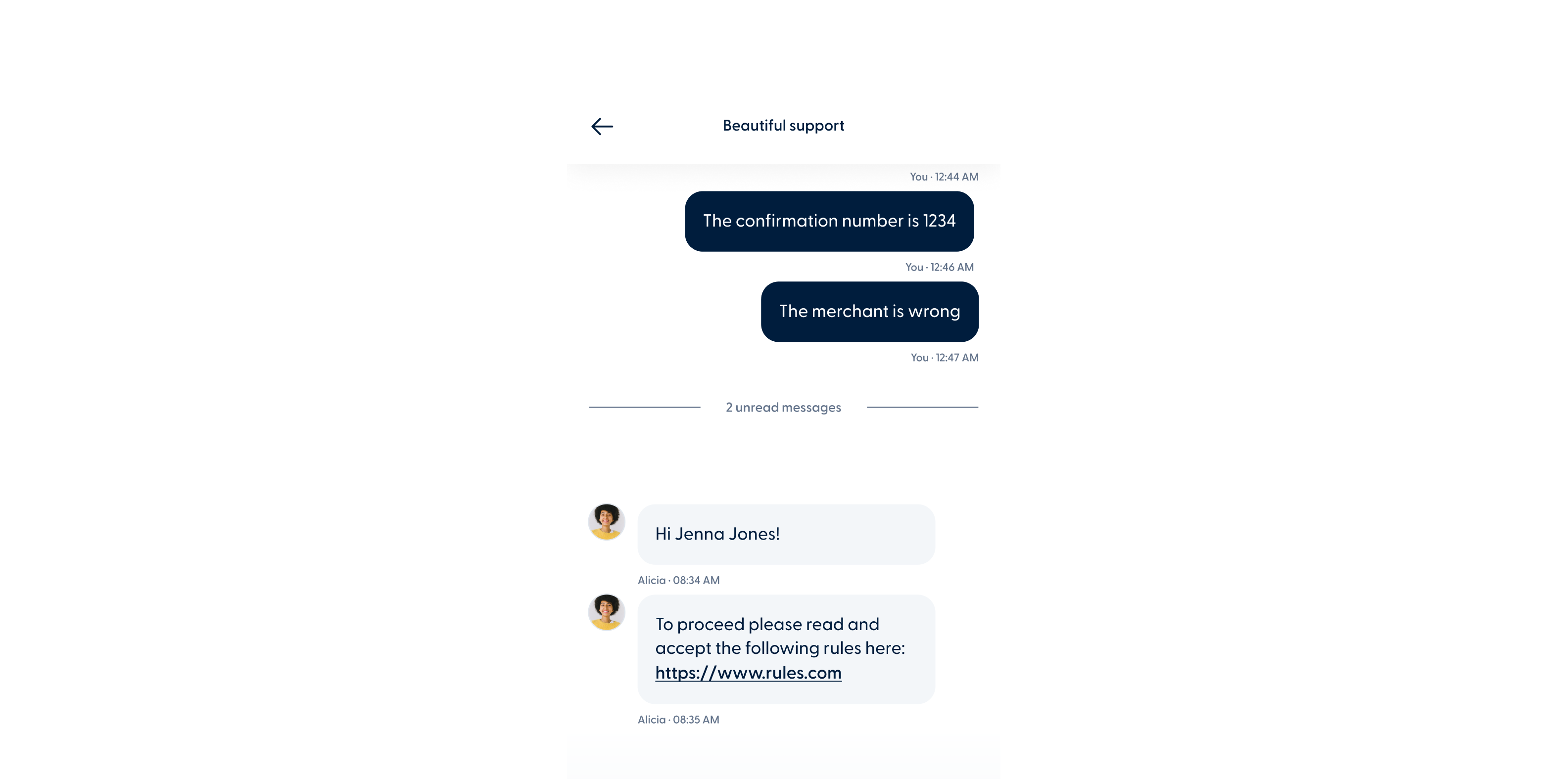 You - Enhanced Messages experience - mobile