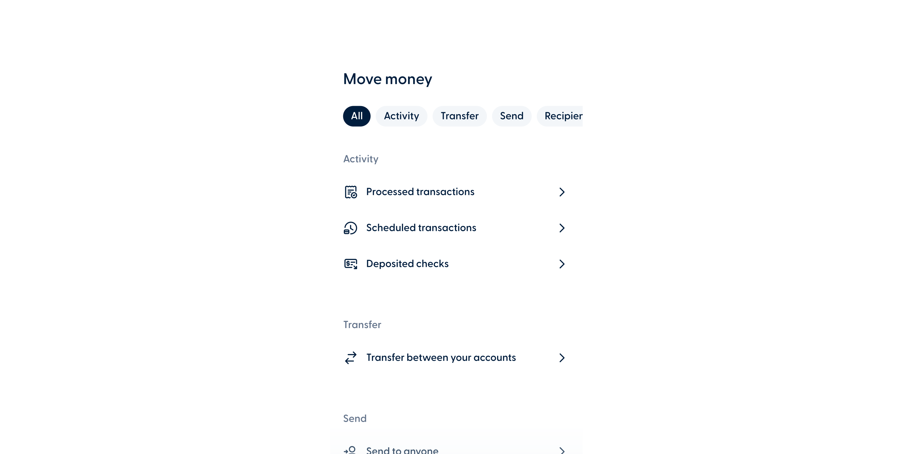 You - Move money module update 2