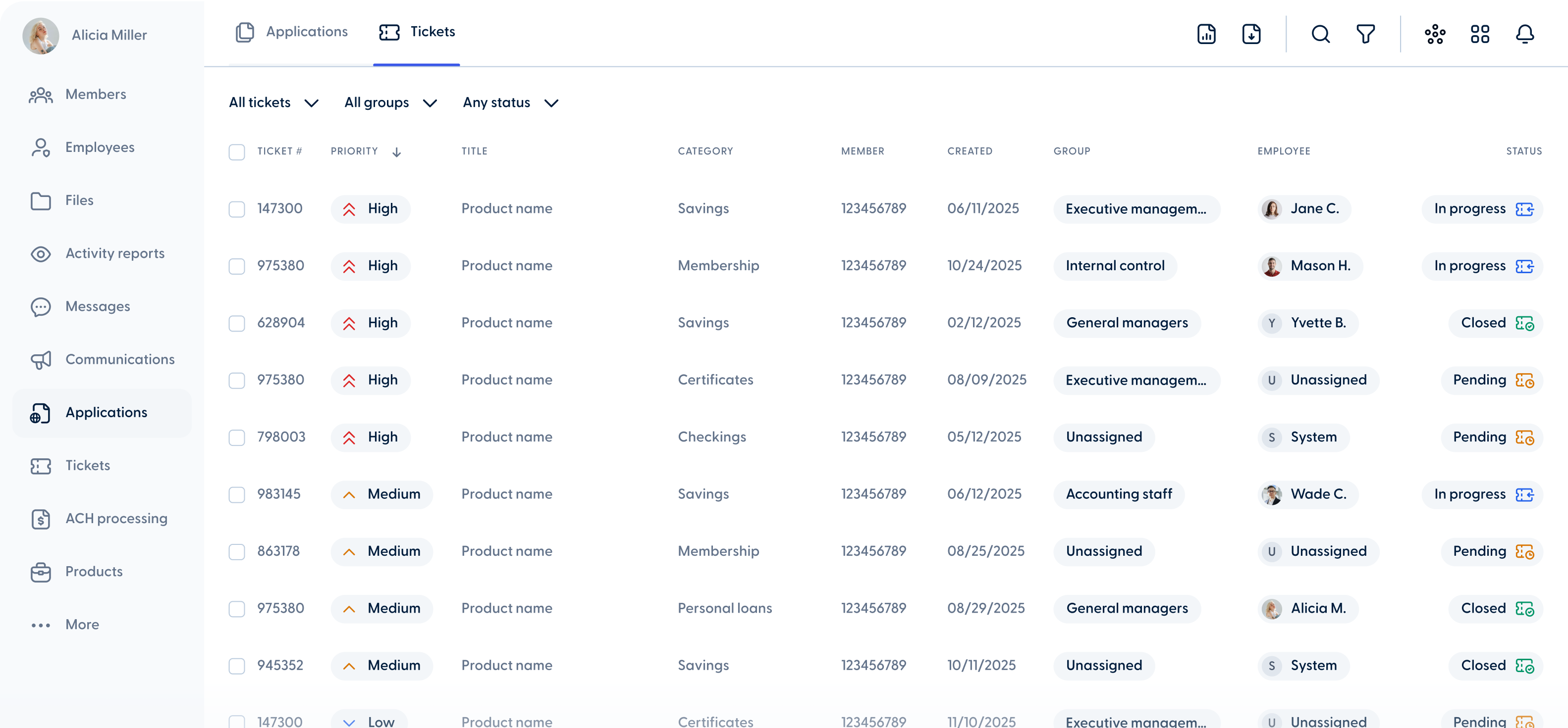 Breeze New “Applications” module in the admin portal1
