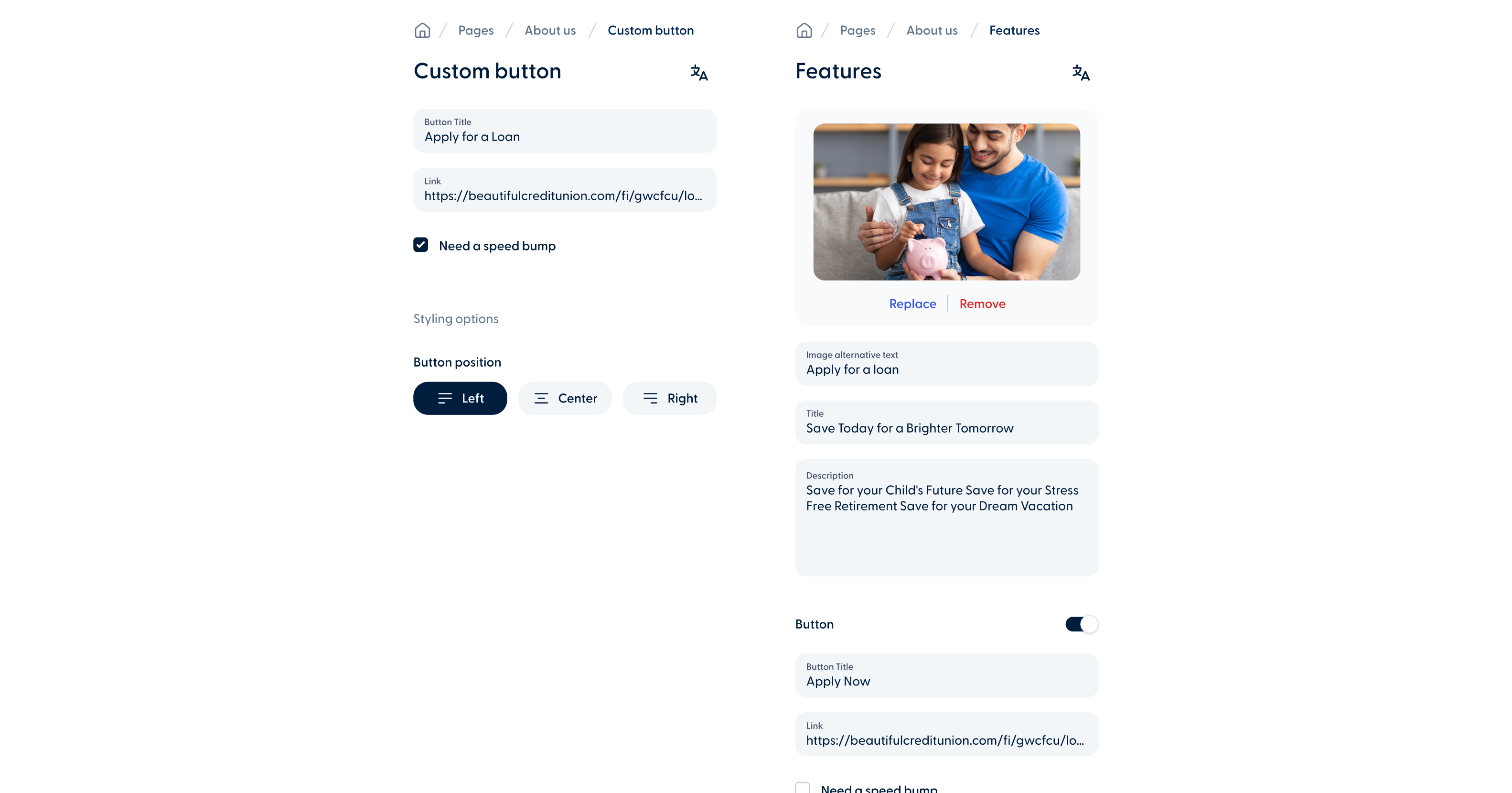 Dew Design improvements