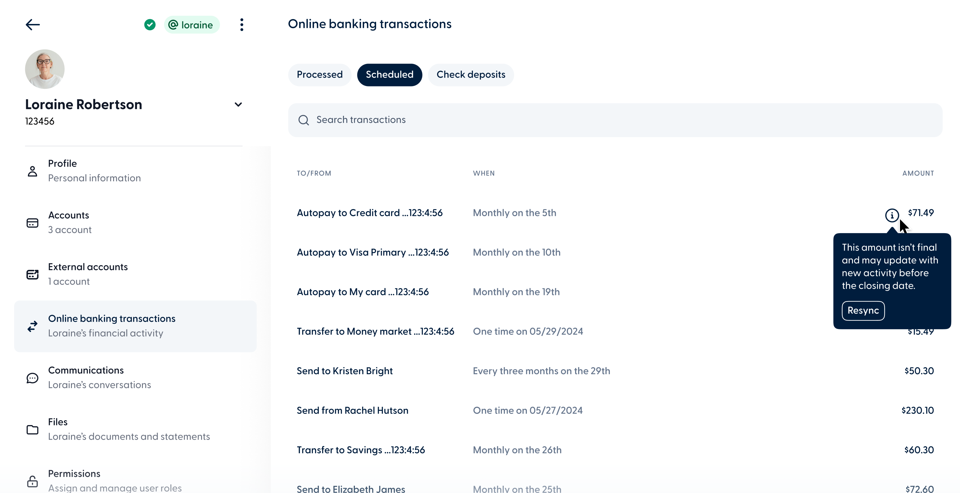 You - Manage Autopay from the admin portal