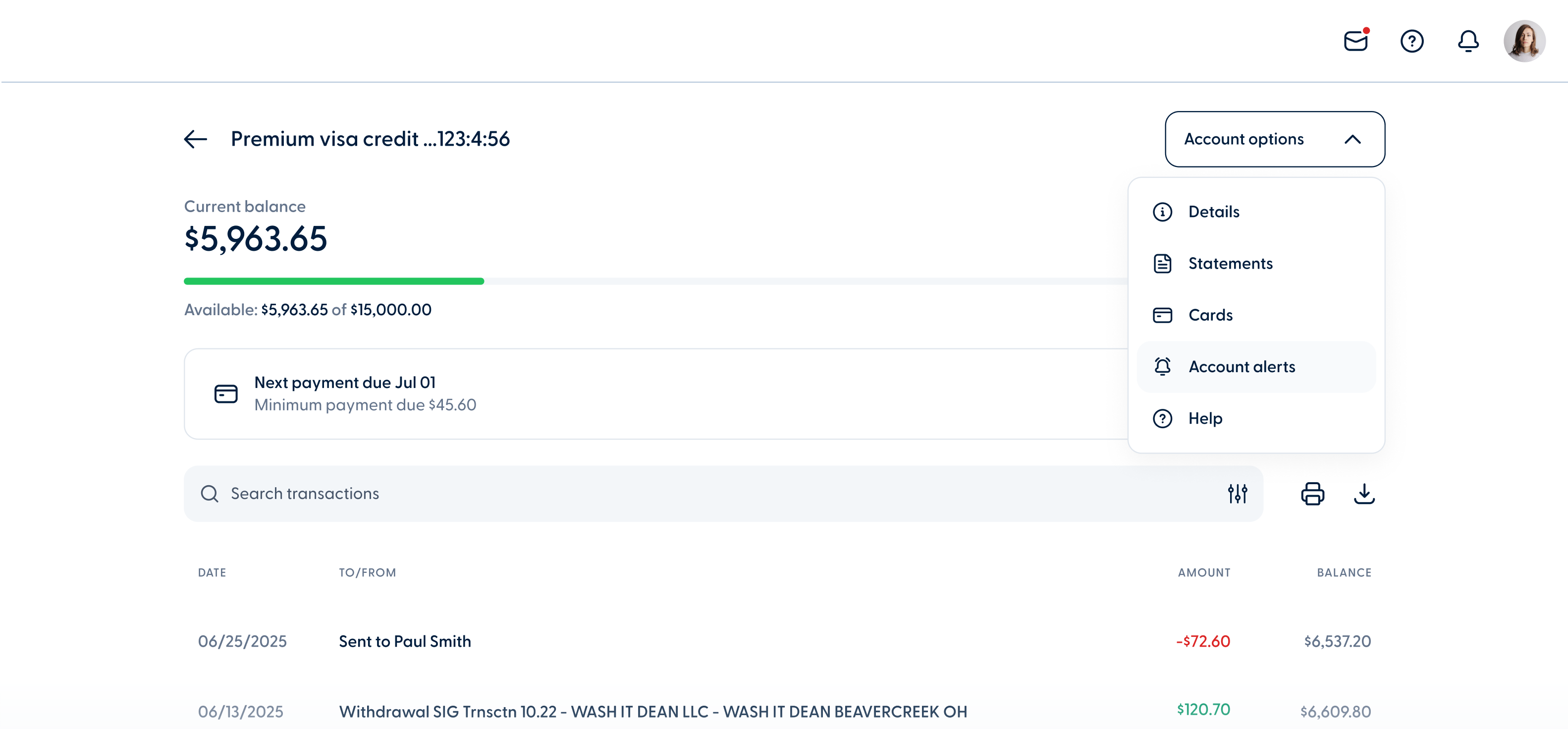 Updated “Notification Settings” design 1