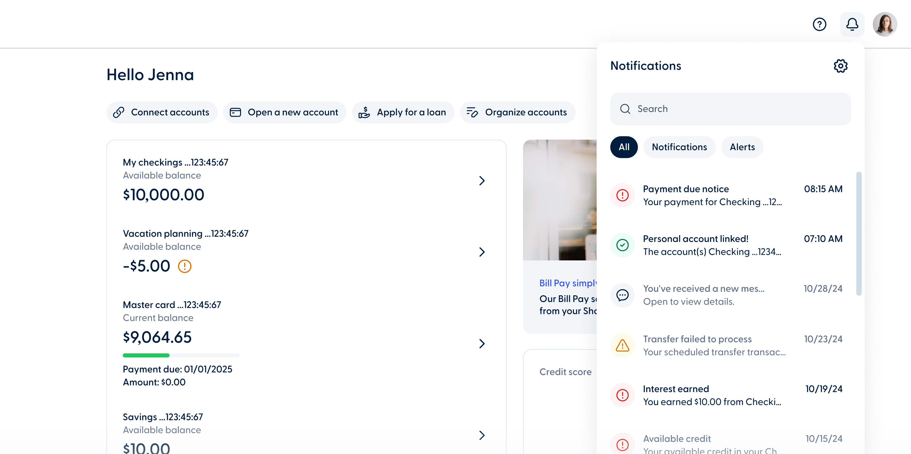 Notifications inbox improvement web