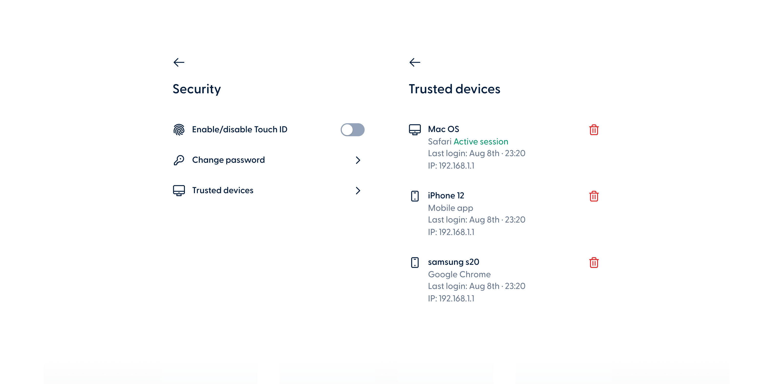 Improved design for the trusted devices module 1